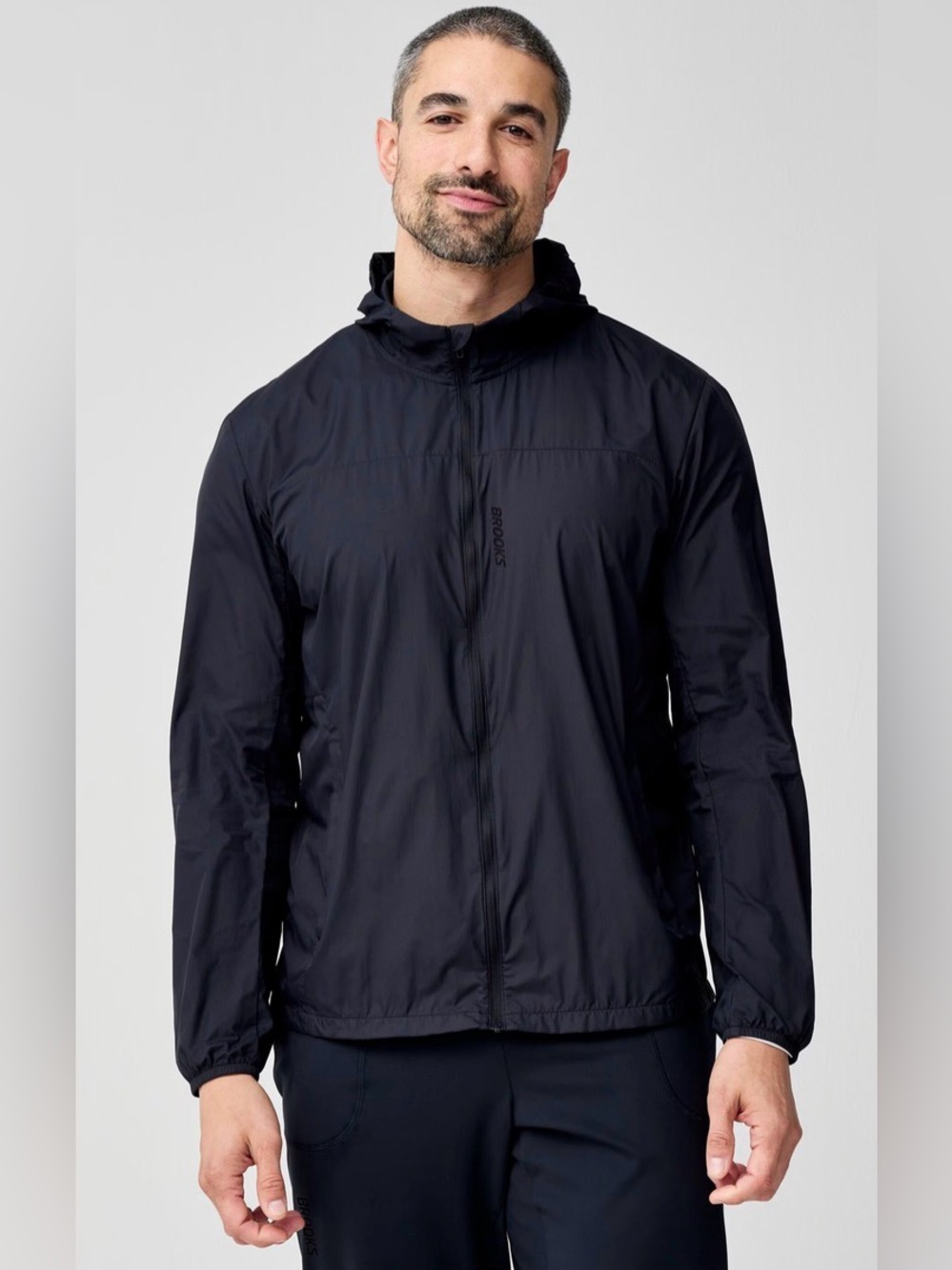 Brooks Running Canopy Packable Jacket Men’s Medium Brand New